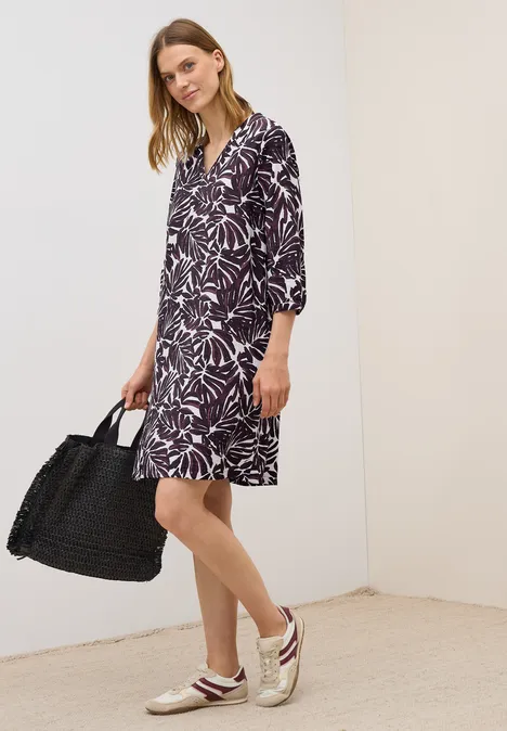 Robe d'été à motifs mulberry red