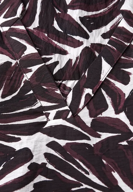 Robe d'été à motifs mulberry red