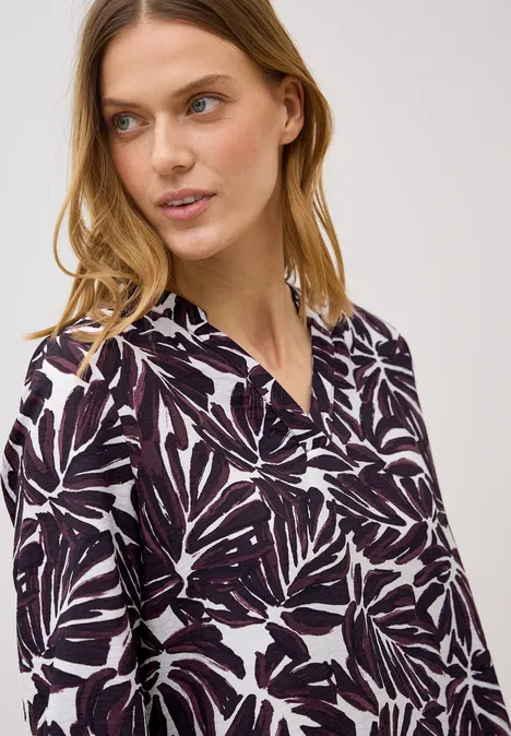 Robe d'été à motifs mulberry red