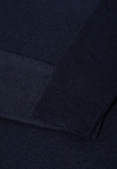 Kuscheliges Rollkragen Kleid urban dark blue