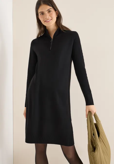 Kuscheliges Kleid Black
