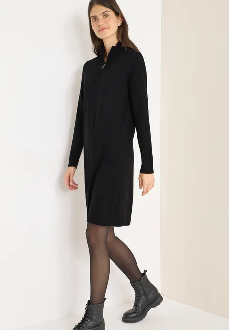 Kuscheliges Kleid Black