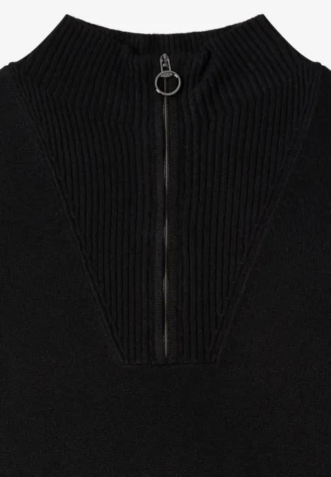 Kuscheliges Kleid Black