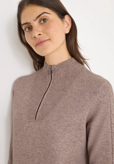 Kuscheliges Kleid chocolate mousse melange