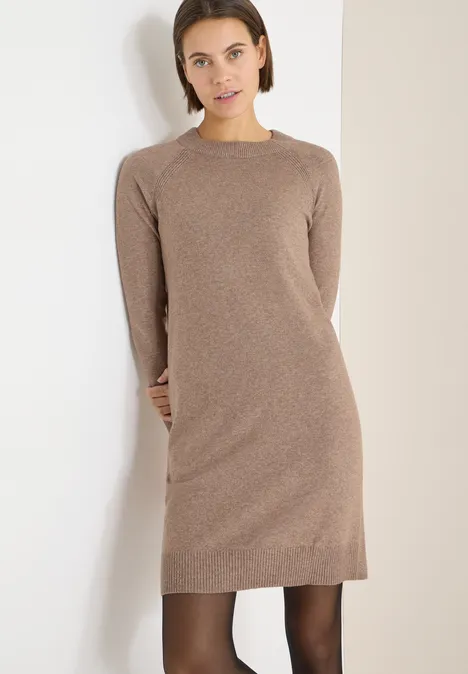 Softes Strickkleid urban taupe melange Softes Strickkleid urban taupe melange