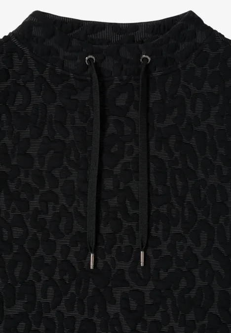 Leo jacquard jurk Black Leo jacquard jurk Black