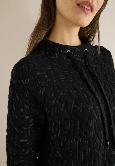 Leo jacquard jurk Black Leo jacquard jurk Black