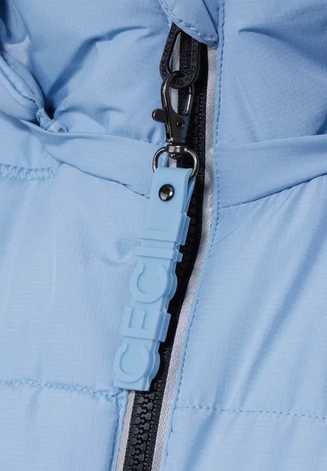 Gefütterte Jacke crystal blue