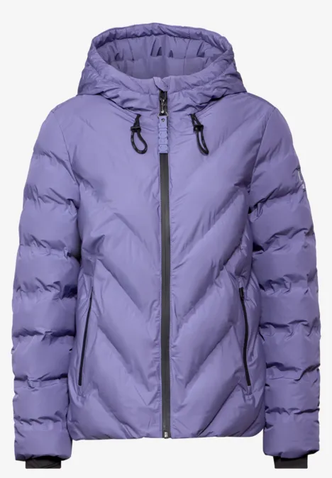 Gefütterte Jacke stormy violet