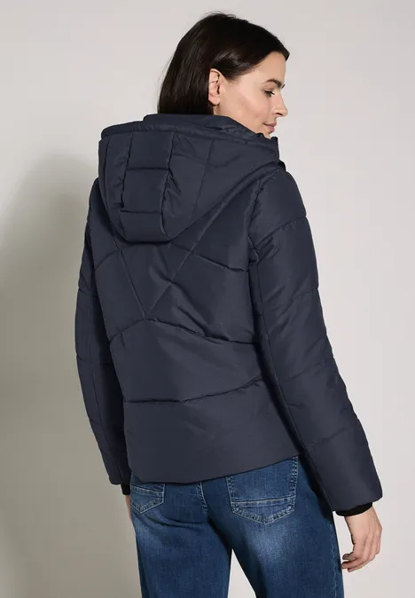 Gefütterte Steppjacke dark navy blue