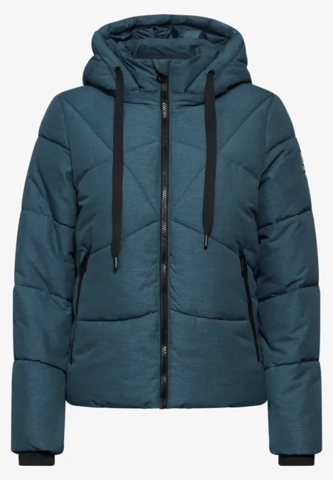 Gefütterte Steppjacke dull teal blue