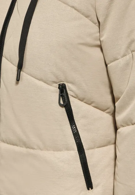 Gefütterte Steppjacke creamy almond beige
