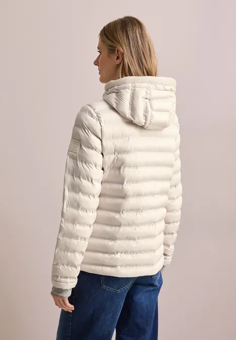 Leichte Übergangsjacke beige meringues