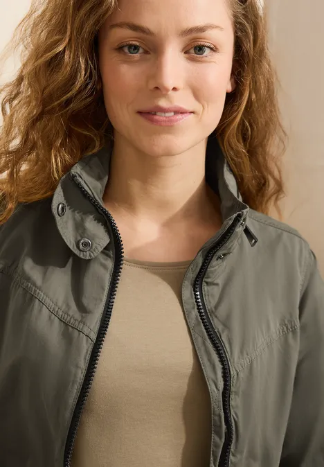 Leichte Übergangsjacke earthy khaki
