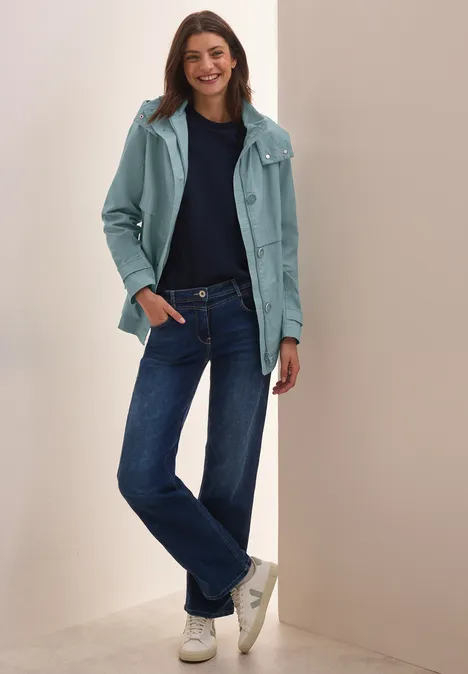 Midi trenchcoat strong mint
