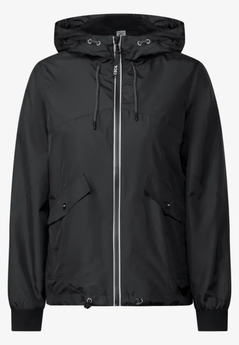 Windbreaker mit Taschen Black