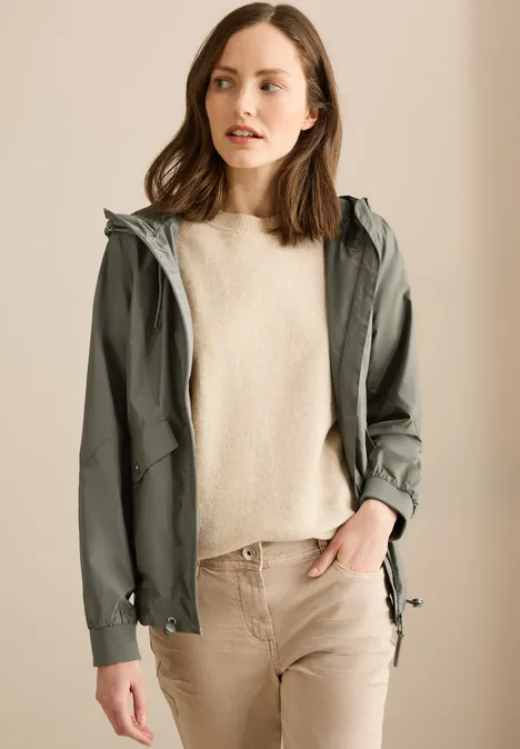 Windbreaker mit Taschen earthy khaki