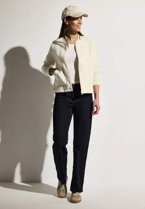 Blouson in Woll-Optik beige meringues