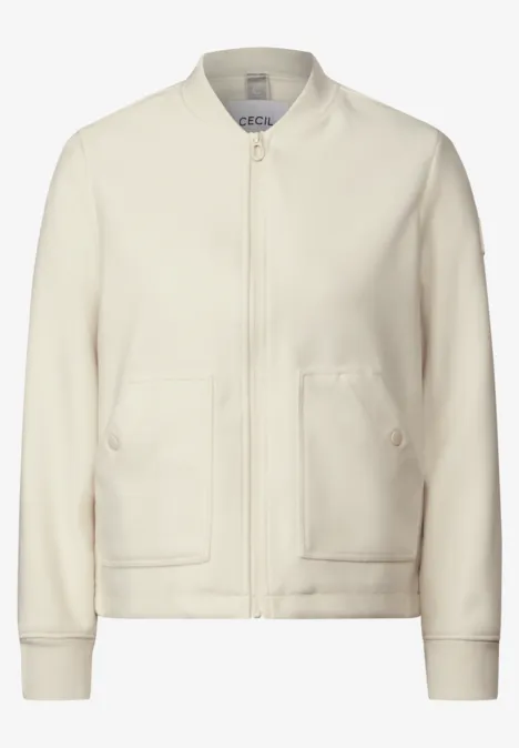 Blouson in Woll-Optik beige meringues