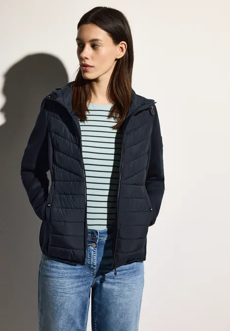 Scuba Jacke mit Kapuze dark navy blue