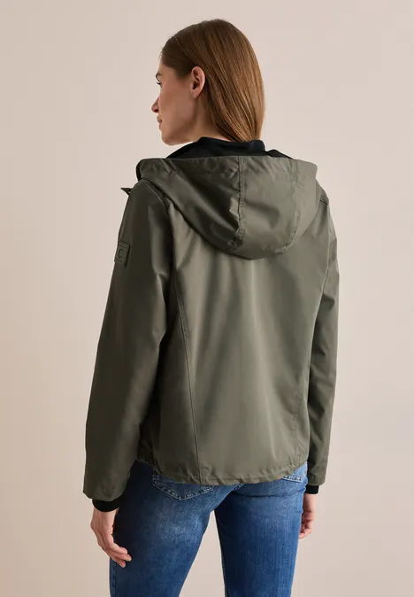 Kurze Jacke earthy khaki