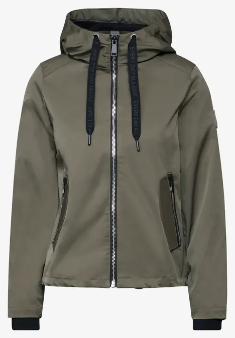 Kurze Jacke earthy khaki