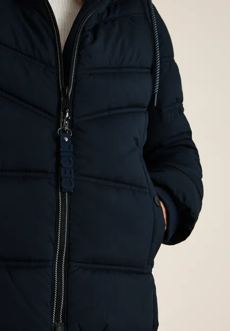 Steppjacke mit Kapuze dark navy blue