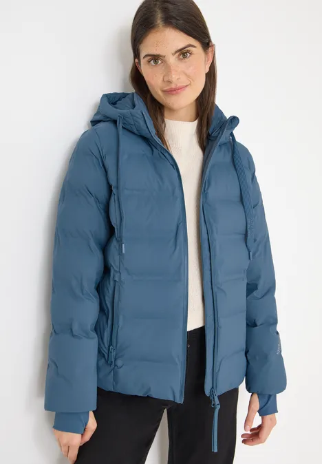 Jacke mit verklebten Nähten moonstone blue