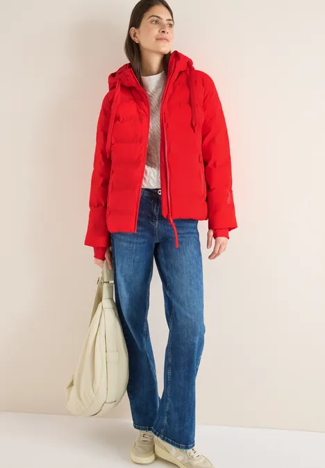 Jacke mit verklebten Nähten pumpkin orange
