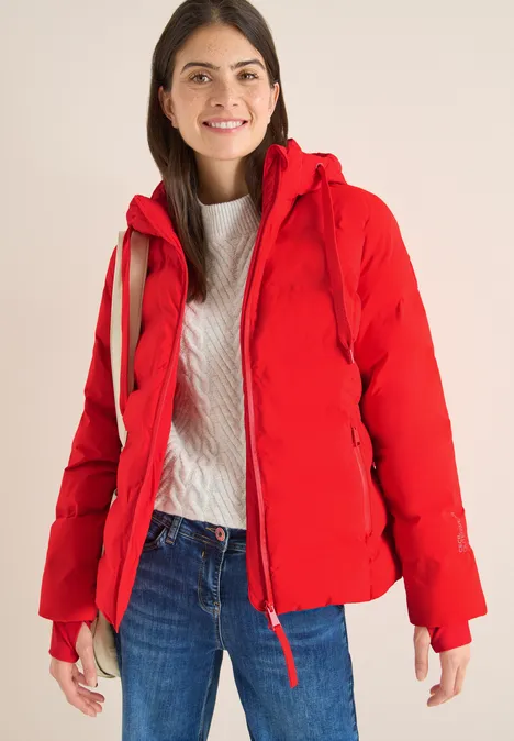 Jacke mit verklebten Nähten pumpkin orange