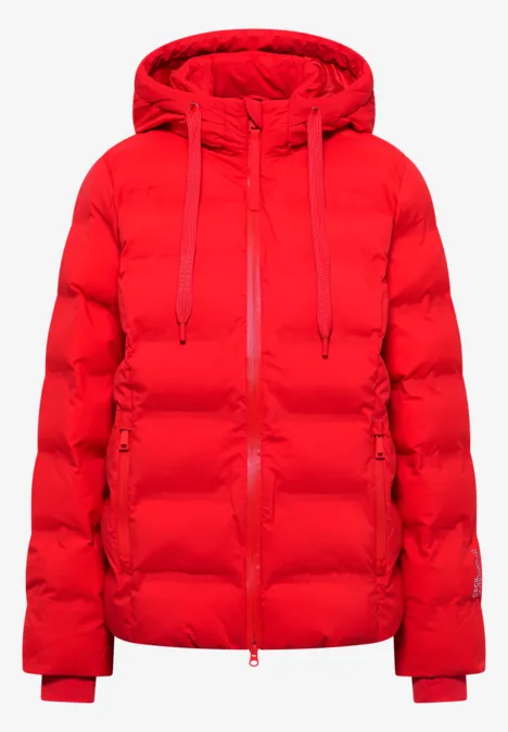 Jacke mit verklebten Nähten pumpkin orange
