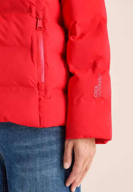 Jacke mit verklebten Nähten pumkin orange