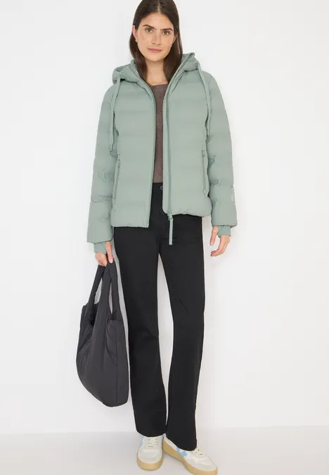 Jacke mit verklebten Nähten smoke salvia