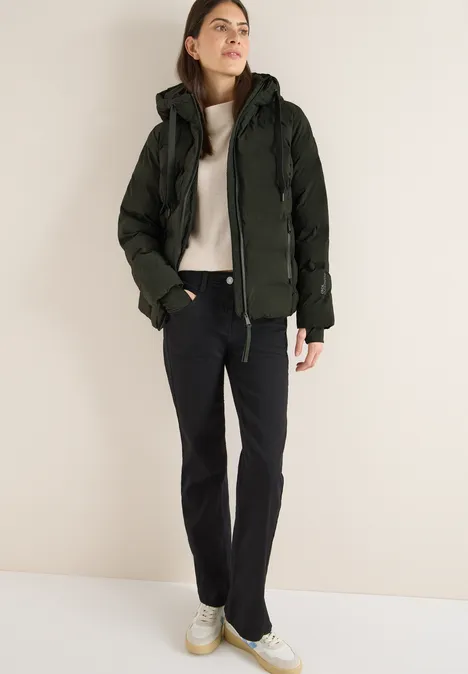 Jacke mit verklebten Nähten olive wood