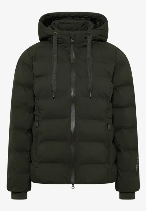 Jacke mit verklebten Nähten olive wood
