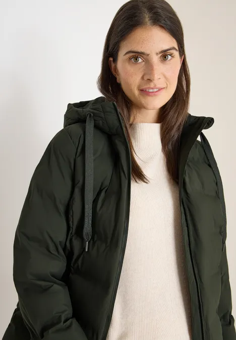 Jacke mit verklebten Nähten olive wood