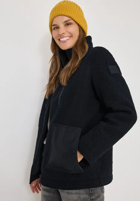 Gezellig jack met details dark navy blue