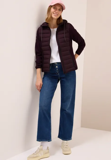 Scuba Mix Jas dark plum