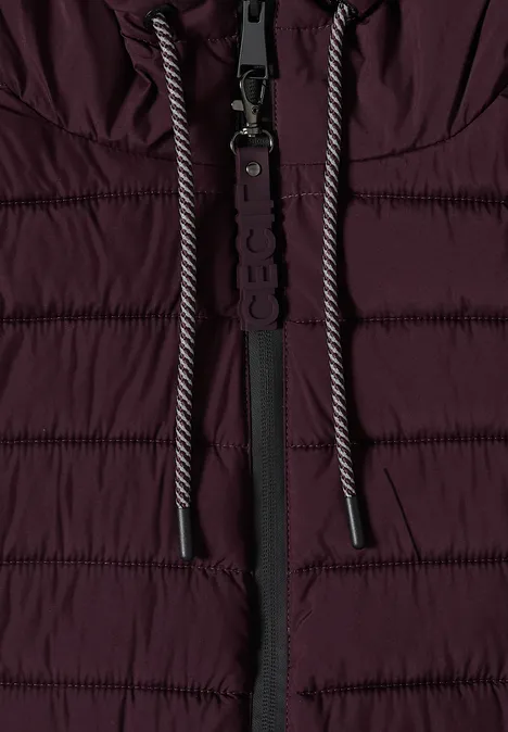 Scuba Mix Jas dark plum