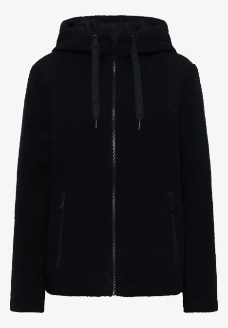 Kurze Wolloptik-Jacke dark navy blue