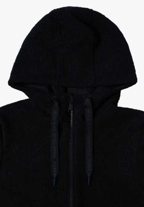 Kurze Wolloptik-Jacke dark navy blue