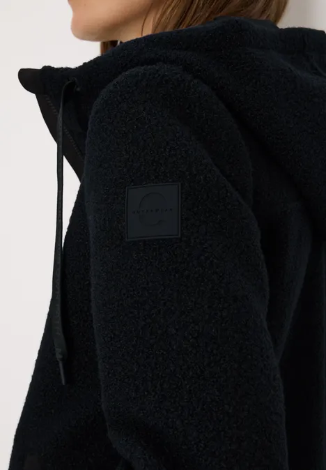 Kurze Wolloptik-Jacke dark navy blue