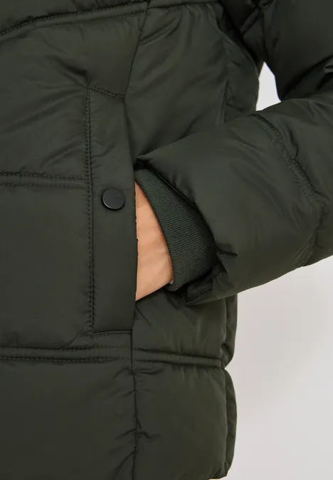 Gefütterte Jacke olive wood