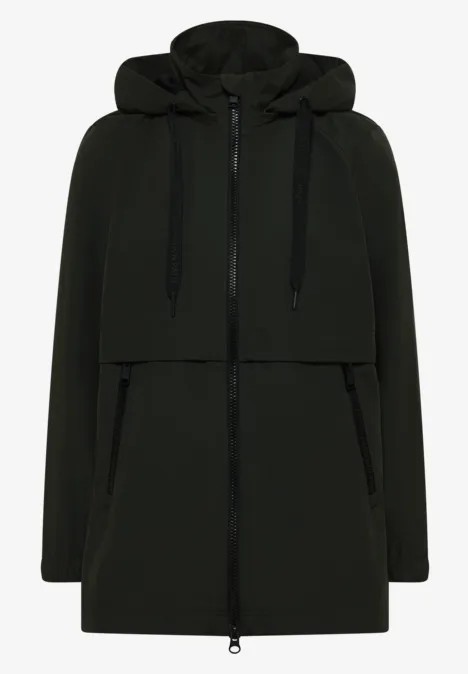 Kurze Trench Jacke olive wood
