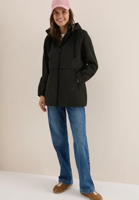 Kurze Trench Jacke olive wood