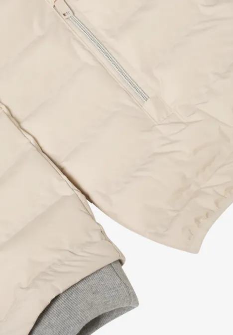 Jacke in Welded-Optik dust beige