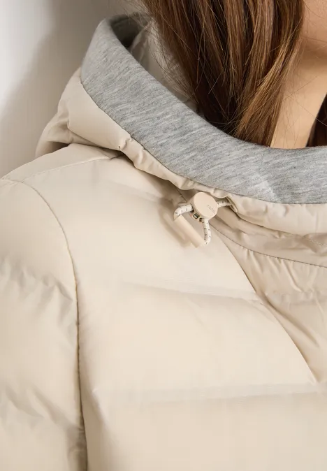 Jacke in Welded-Optik dust beige