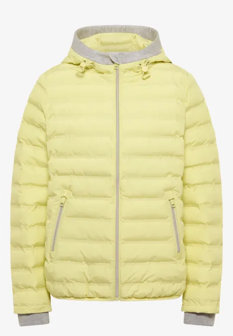 Jacke in Welded-Optik iced yellow