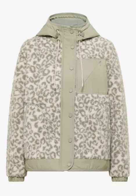 Veste à capuche chlorella green