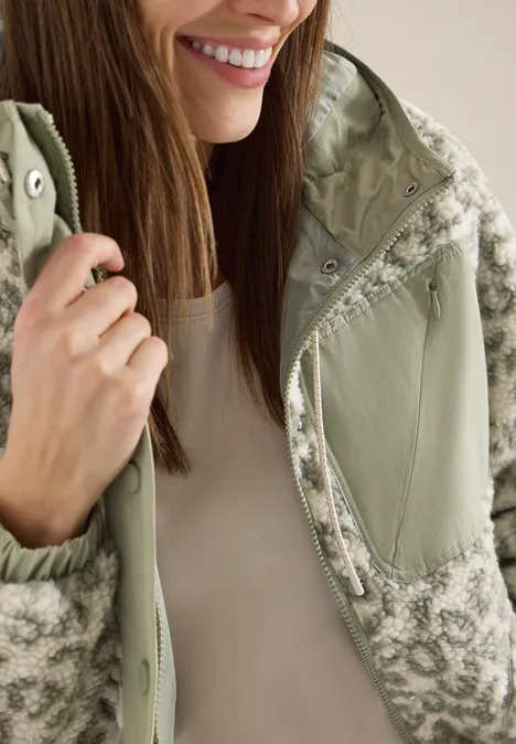 Veste à capuche chlorella green